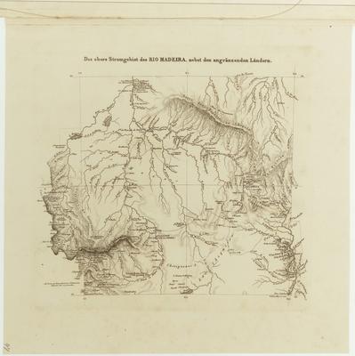 (Mapa da bacia superior do Rio Madeira)