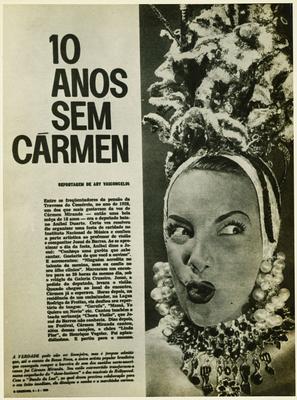 Carmen Miranda (reprodução de periódico)