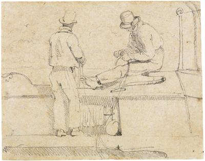 (Marinheiros remendando cordas)