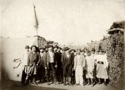 Generais Barbosa, Oscar, Eugênio e ajudantes