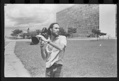 Brasília com Hermano Penna, filmagens para Aloísio Leite ou TV alemã