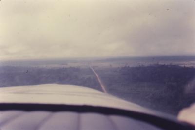 Vista aérea da rodovia Belém-Brasília