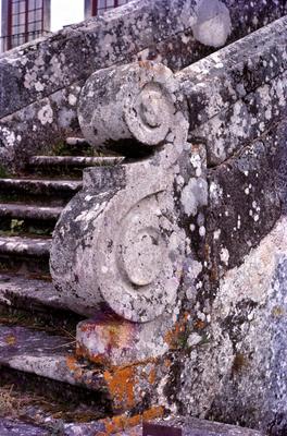 Corrimão com voluta