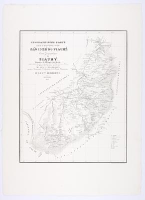(Mapa geográfico da província de São José do Piauí)