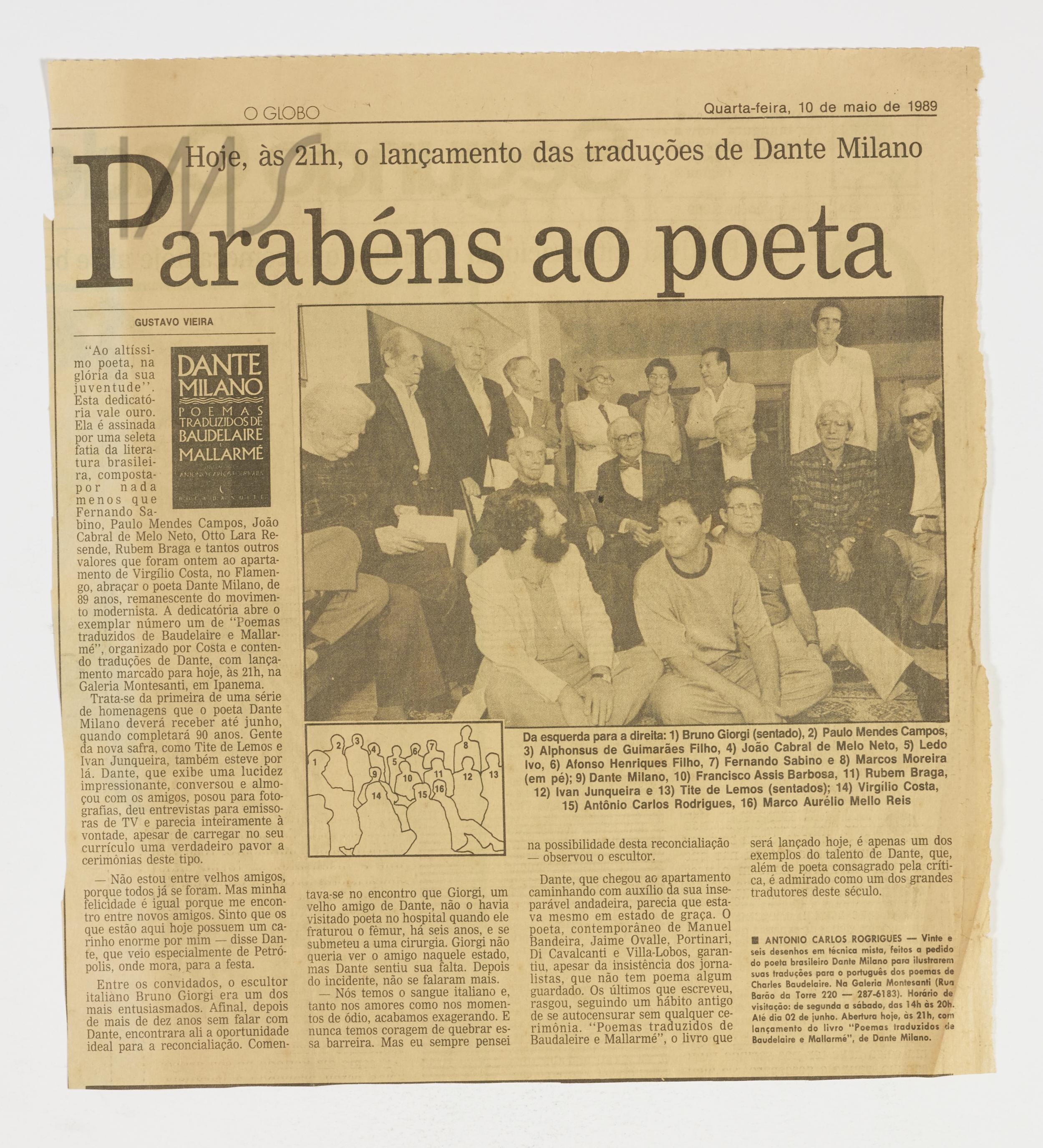 Parabéns ao poeta