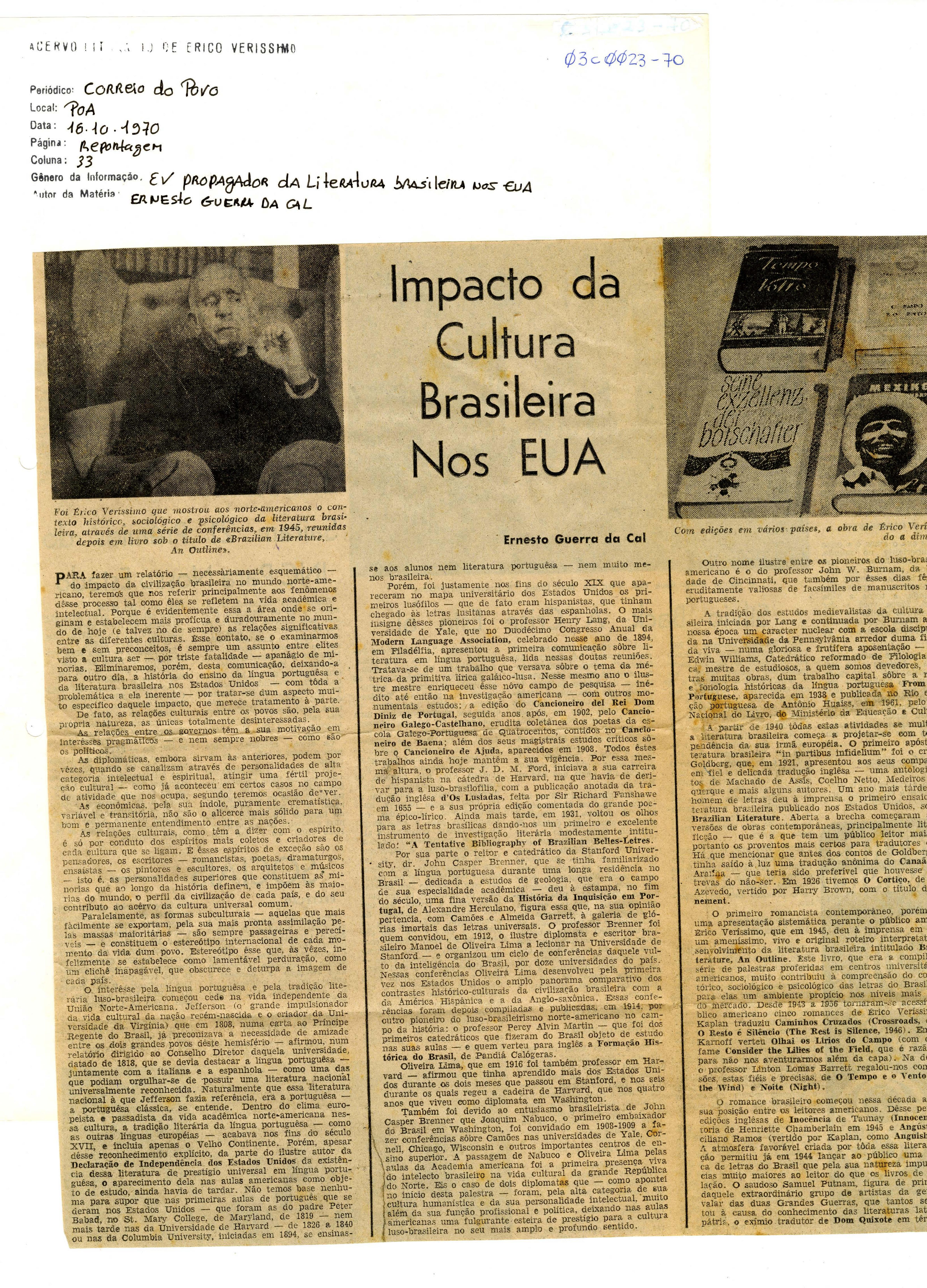 Impacto da cultura brasileira nos EUA