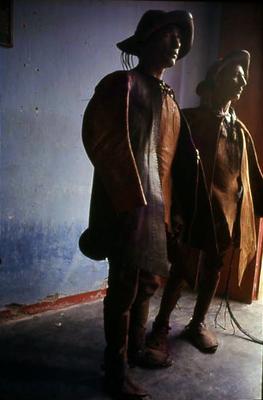 Série Sertões - Vaqueiros descansam após vaquejada