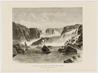 Der Wasserfall von Paulo Affonso in der Provinz Bahia in Brasilien