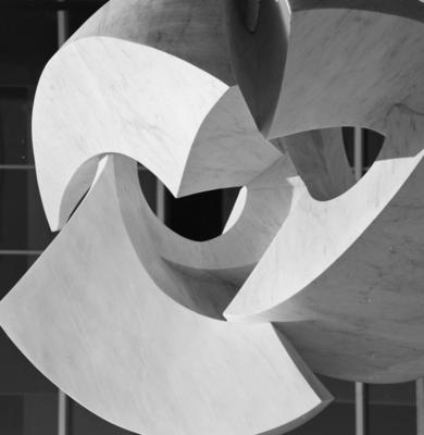 "O Meteoro", escultura de Bruno Giorgi, no Palácio dos Arcos ou Palácio Itamaraty