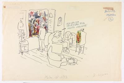 Vem ver na televisão. Fica muito melhor!