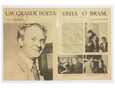 Um grande poeta visita o Brasil