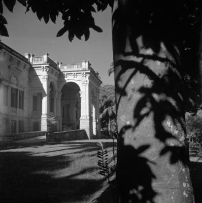 Aspecto externo do casarão do Parque Lage