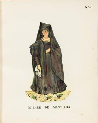 Nº 5. Mulher de mantilha