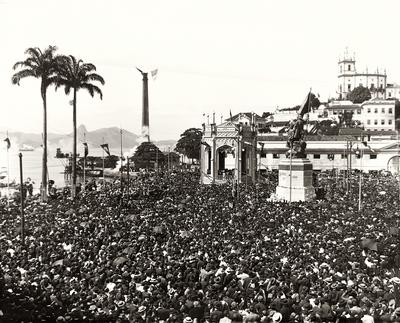 Inauguração do monumento em homenagem a Pedro Alvares Cabral