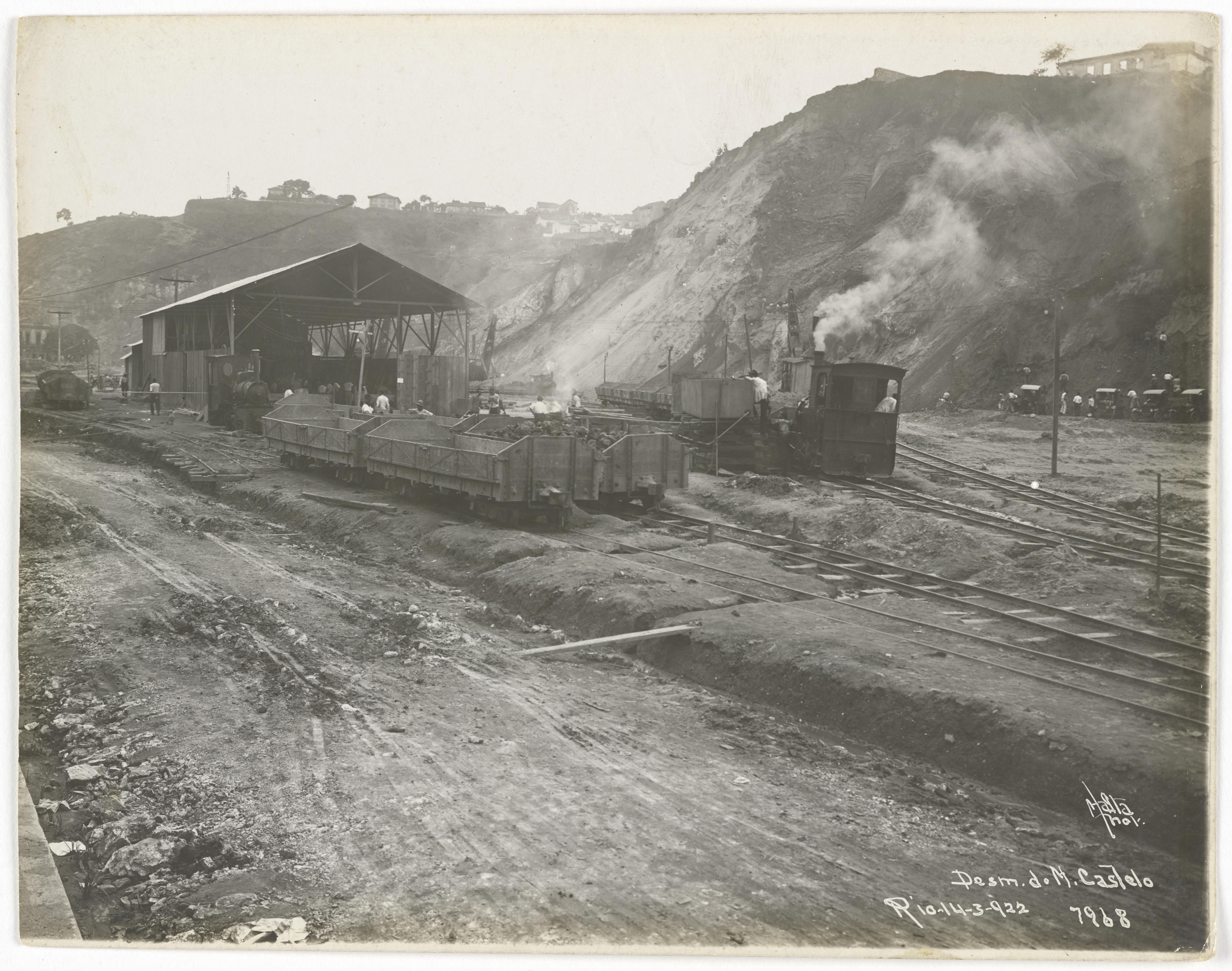 Demolição do Morro do Castelo