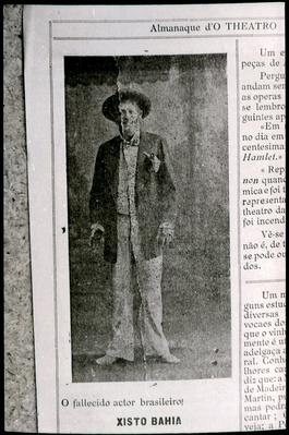 Xisto Bahia (reprodução de periódico)