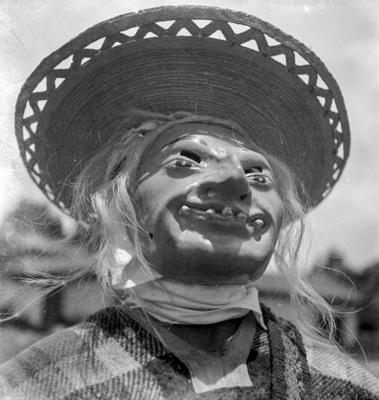 El viejito, máscara de dança para a Noche Buena