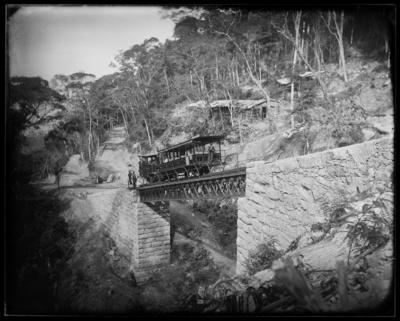 Estrada de Ferro do Corcovado. Viaduto do Silvestre