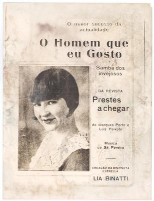 Pedro de Sá Pereira (capa de partitura)