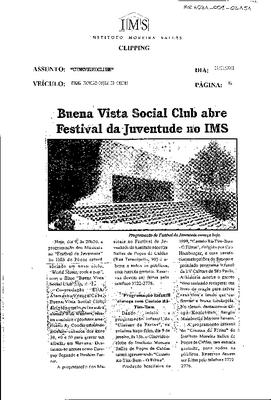 Buena Vista Social Club abre Festival da Juventude no IMS