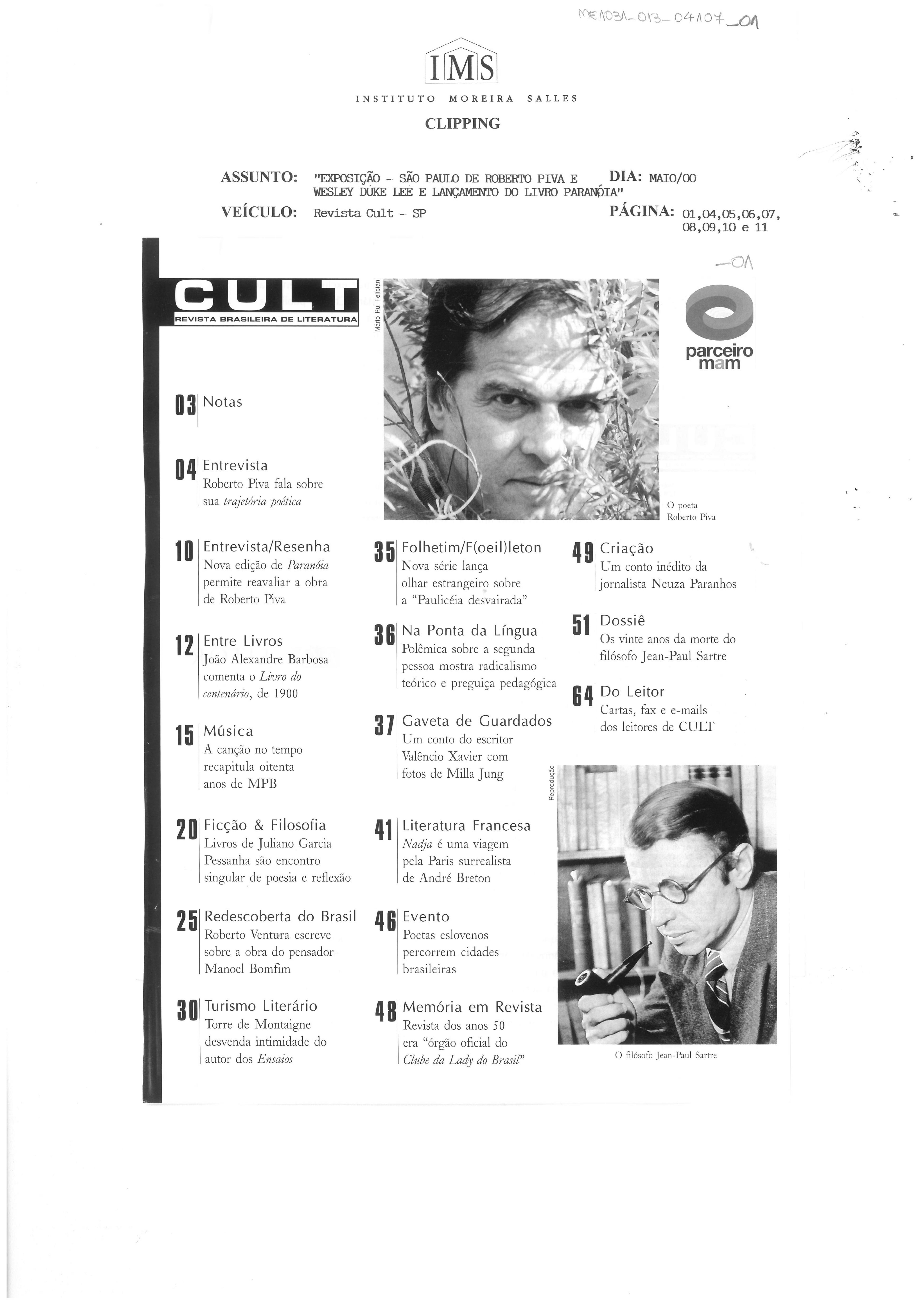 A Paulicéia, Paranóica de Piva