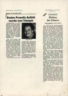 Tristeza on Guitar Baden Powell