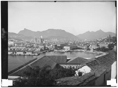 Panorama do Rio de Janeiro visto a partir da Ilha das Cobras