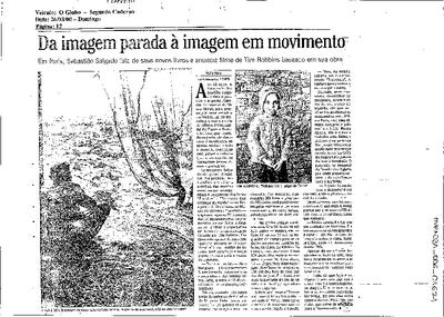 Da imagem parada à imagem em movimento